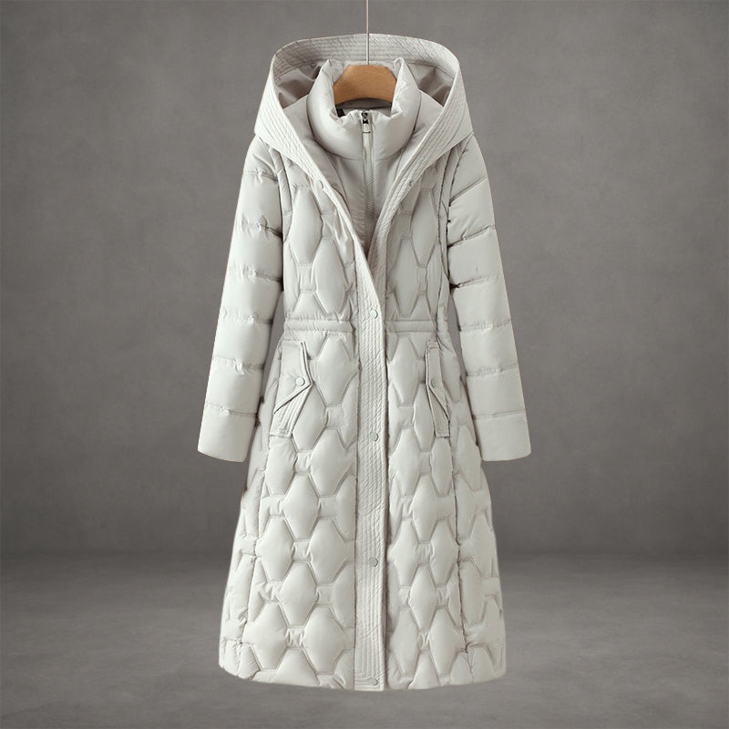 Lauren | Longline Hooded Down Coat