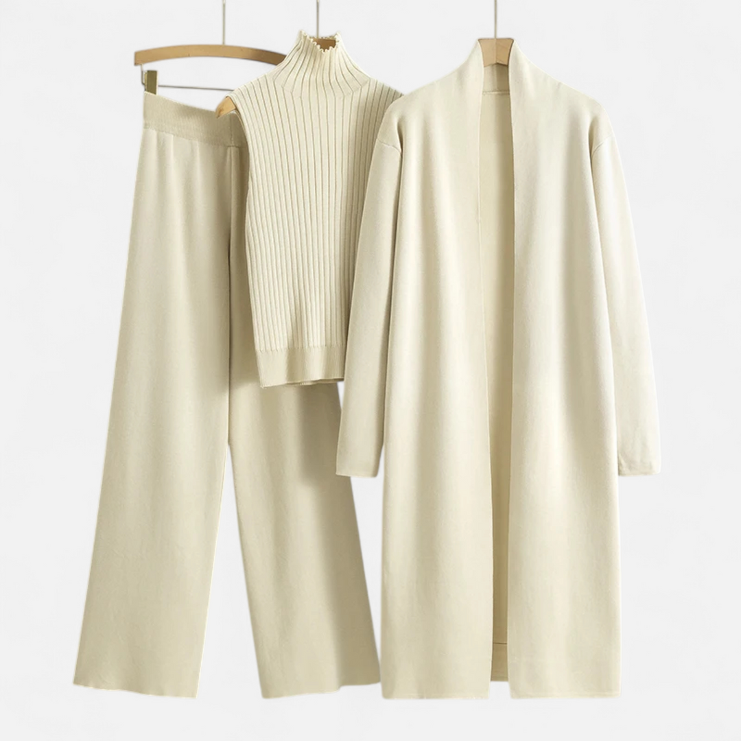 Maison Dresson | Women’s Knitted 3-Piece Cardigan Set