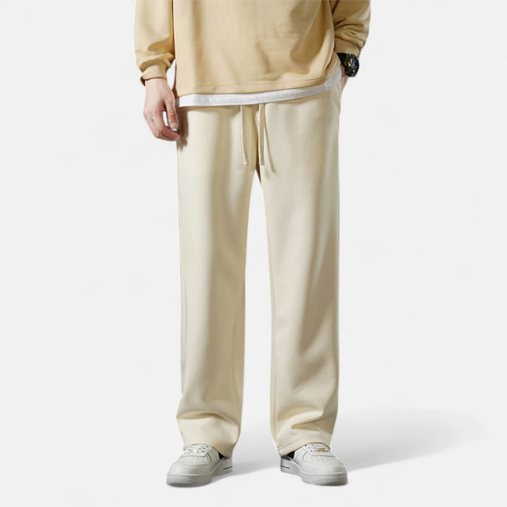 Maison Dresson | Men’s Wide-Leg Cotton Jogger Pants