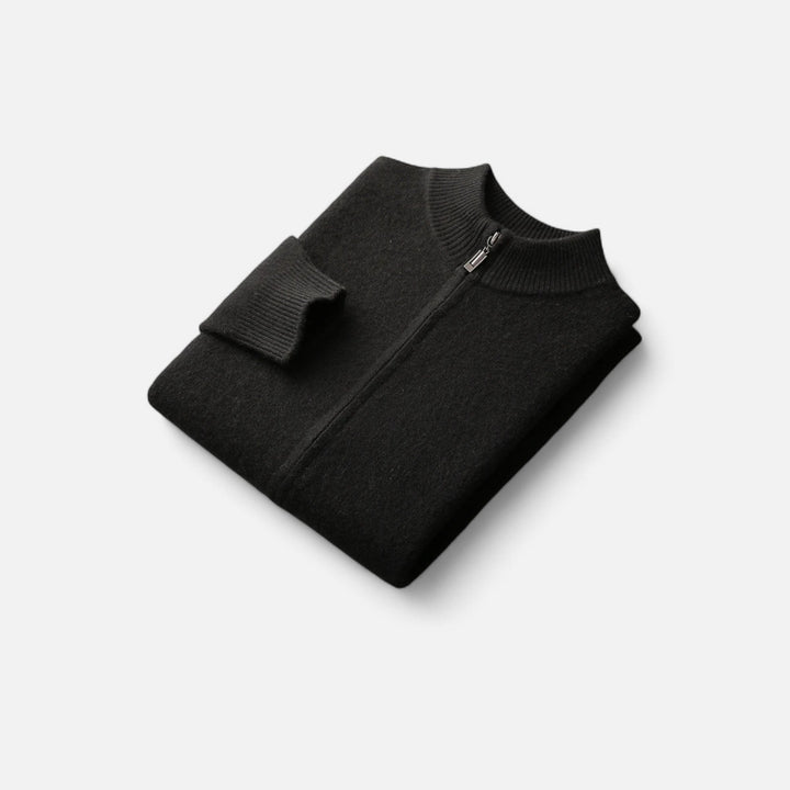 Maison Dresson | Men’s Merino Wool Zip Sweater
