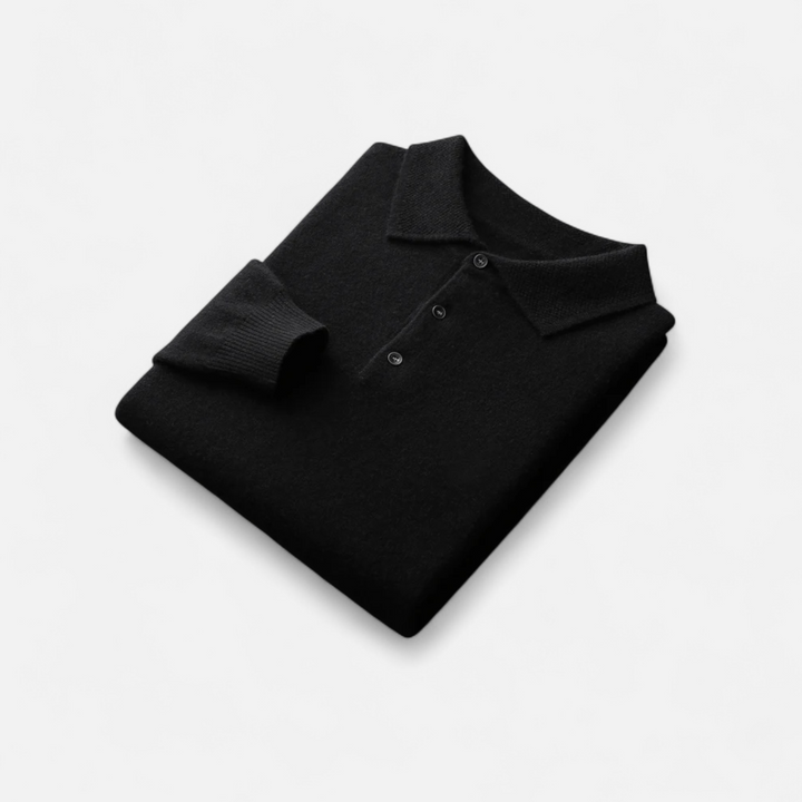 Maison Dresson | Men’s Merino Wool Polo Sweater