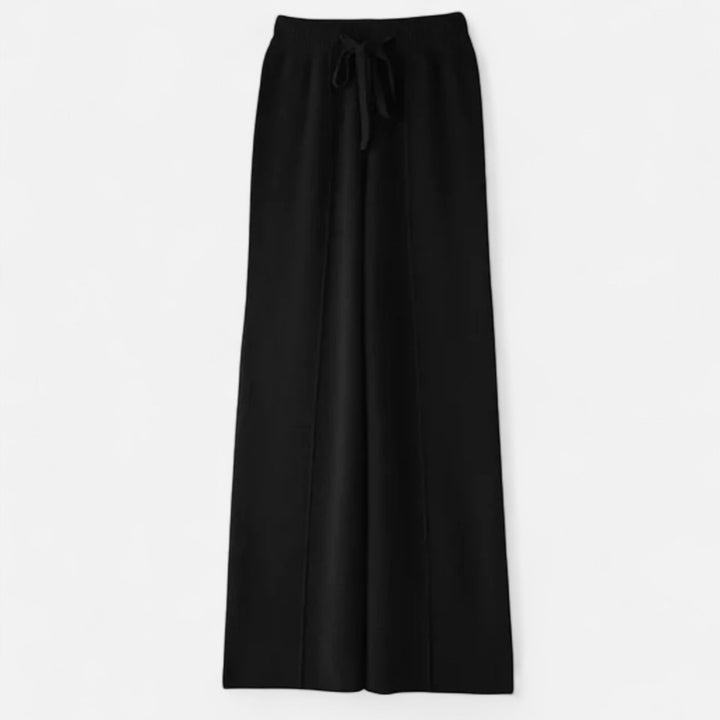 Maison Dresson | Women’s Pure Wool Wide-Leg Knit Trousers