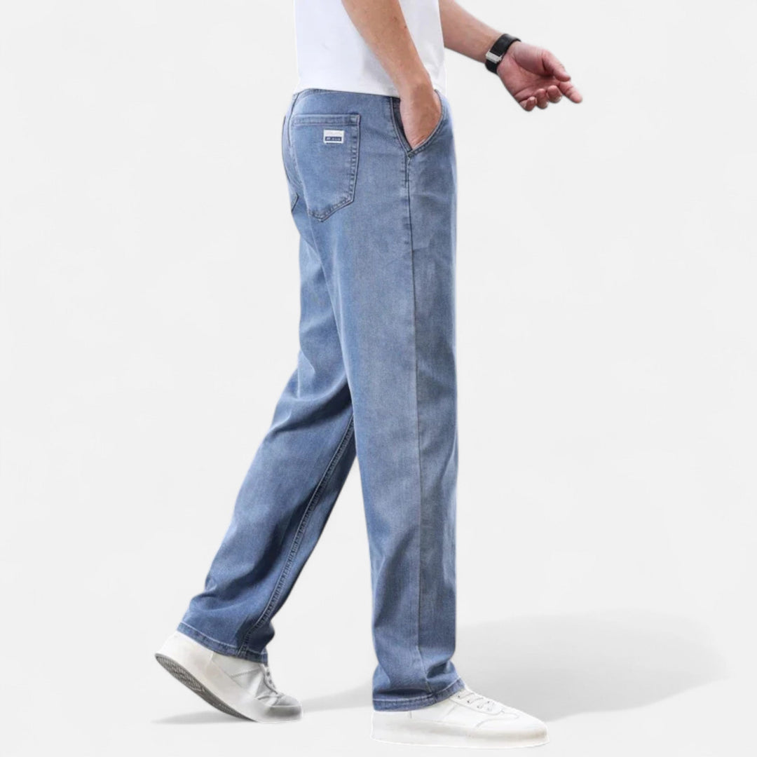 Maison Dresson | Men’s Straight-Leg Lyocell Denim Jeans