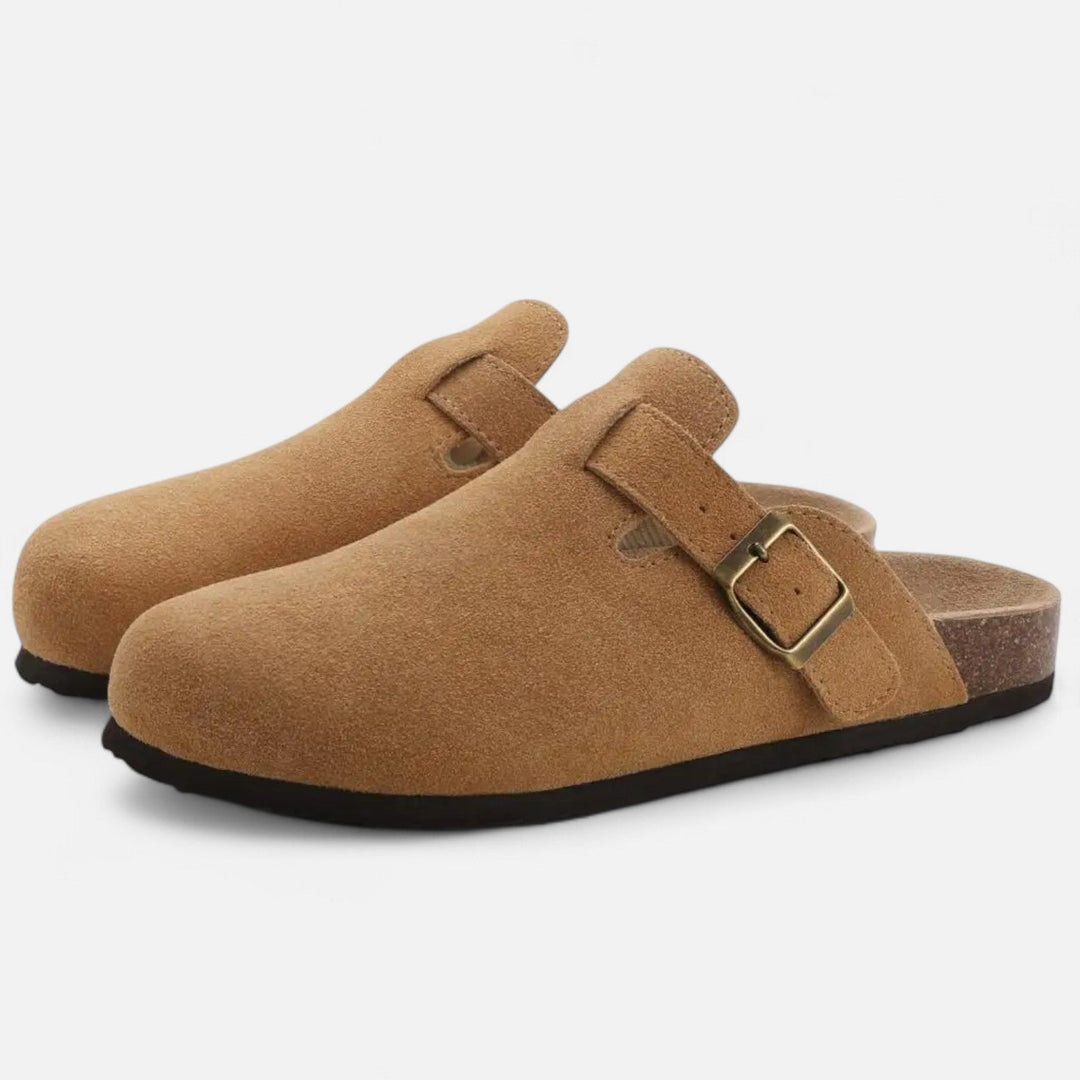 Maison Dresson | Men’s Suede Mules – Sculpted Clog-Inspired Comfort