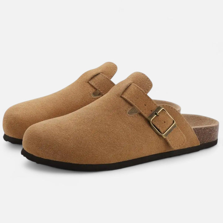 Maison Dresson | Men’s Suede Mules – Sculpted Clog-Inspired Comfort