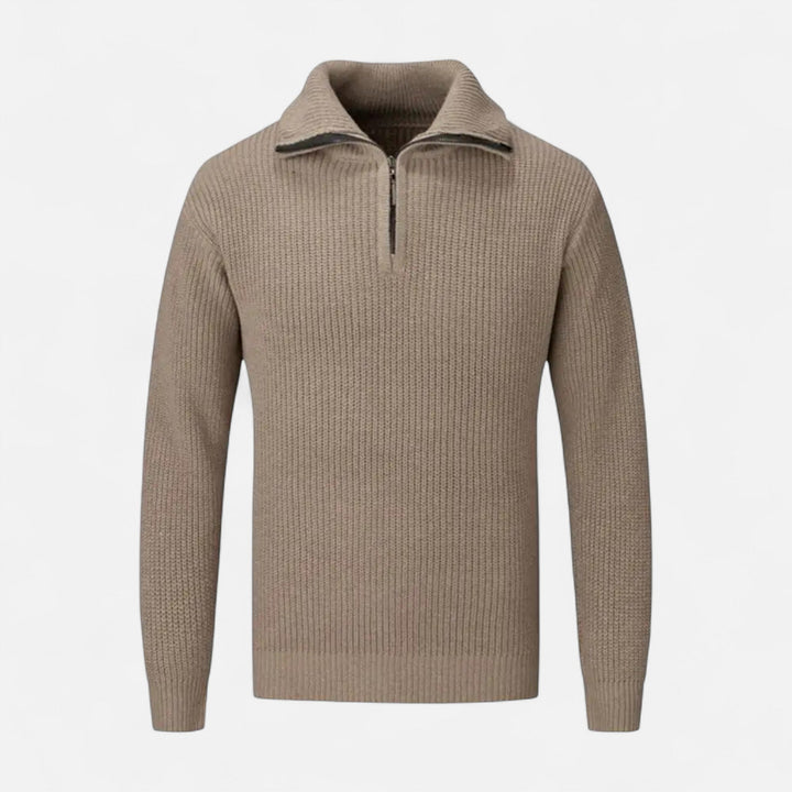Maison Dresson | Men’s Wool-Blend Half-Zip Sweater