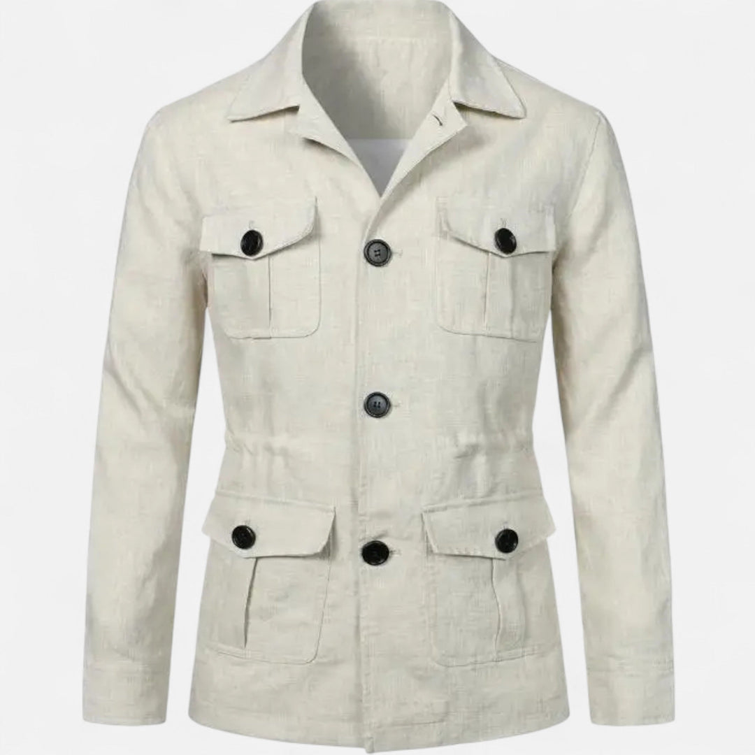 Maison Dresson Men's Cargo Jacket - Rugged Autumn/Winter Utility Outerwear
