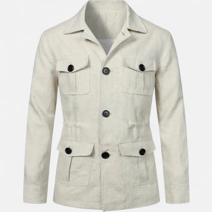 Maison Dresson Men's Cargo Jacket - Rugged Autumn/Winter Utility Outerwear