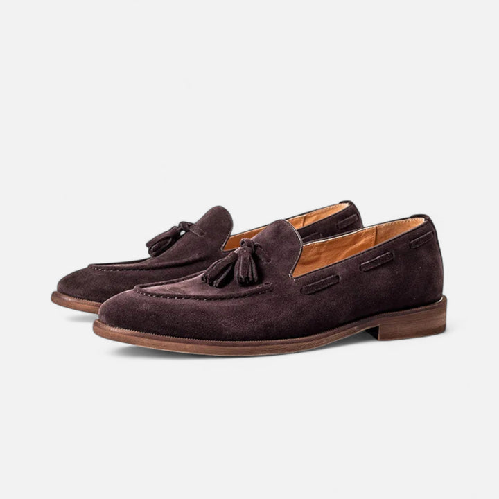 Maison Dresson | Men’s Nubuck Leather Loafers | Classic British Style