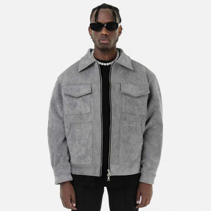 Ryan | Loose-Fit Suede Jacket