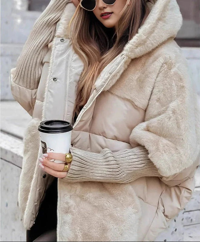 Nicole | Oversized Hooded Puffer Coat