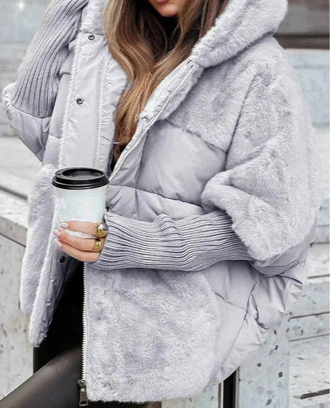 Nicole | Oversized Hooded Puffer Coat