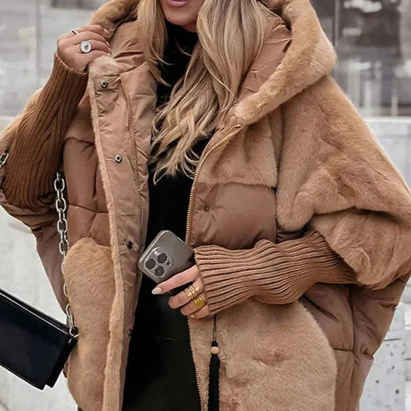 Nicole | Oversized Hooded Puffer Coat