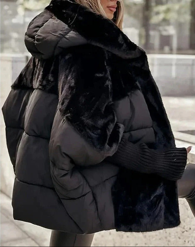 Nicole | Oversized Hooded Puffer Coat