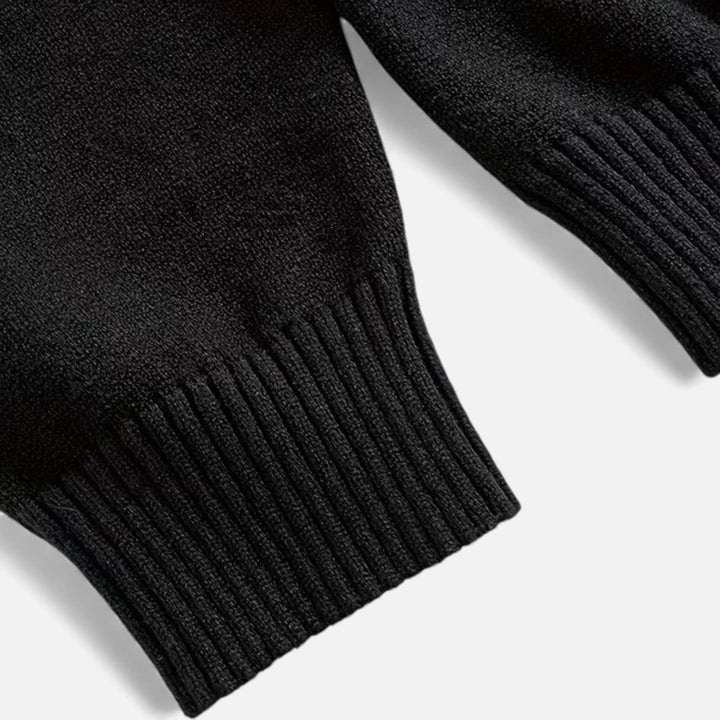 Maison Dresson | Men’s Loose-Fit Button-Up Polo Sweater