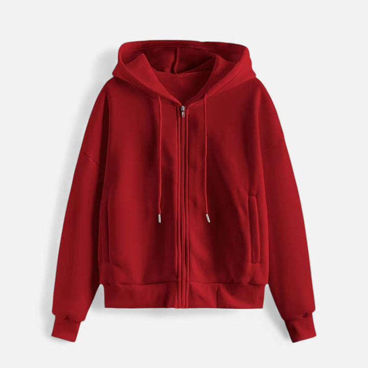 Maison Dresson| Women’s Zip-Up Knit Hoodie for Autumn/Winter