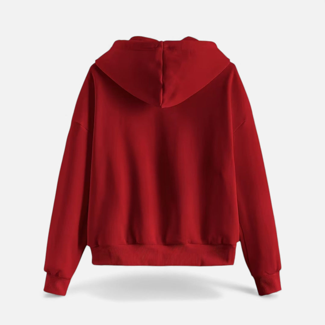 Maison Dresson| Women’s Zip-Up Knit Hoodie for Autumn/Winter