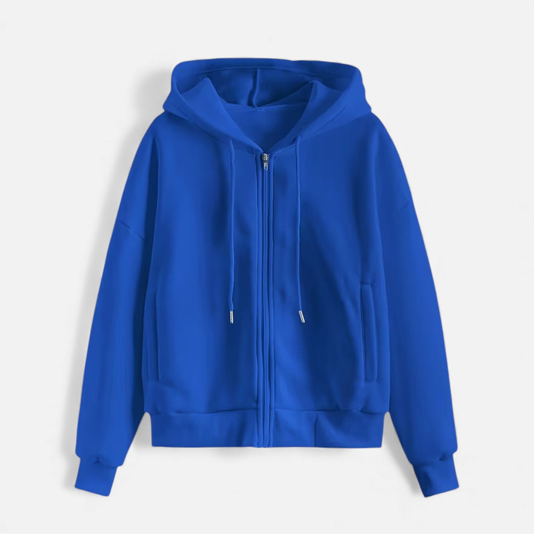 Maison Dresson| Women’s Zip-Up Knit Hoodie for Autumn/Winter