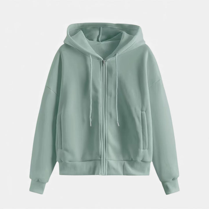 Maison Dresson| Women’s Zip-Up Knit Hoodie for Autumn/Winter
