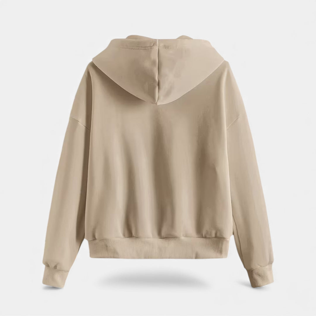 Maison Dresson| Women’s Zip-Up Knit Hoodie for Autumn/Winter