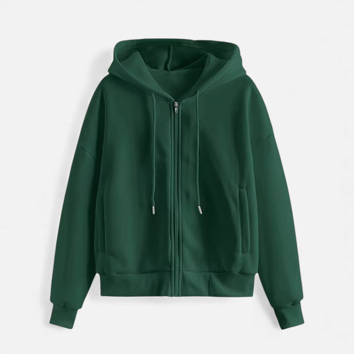 Maison Dresson| Women’s Zip-Up Knit Hoodie for Autumn/Winter