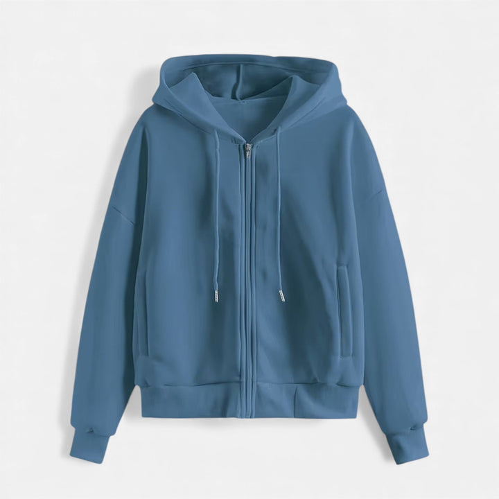Maison Dresson| Women’s Zip-Up Knit Hoodie for Autumn/Winter