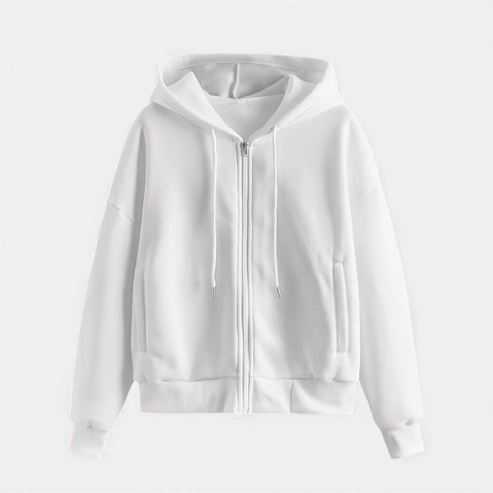 Maison Dresson| Women’s Zip-Up Knit Hoodie for Autumn/Winter