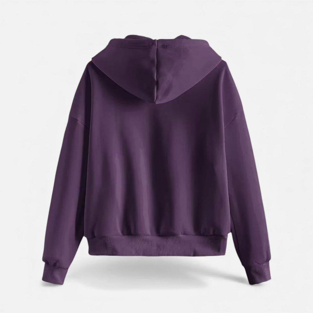 Maison Dresson| Women’s Zip-Up Knit Hoodie for Autumn/Winter