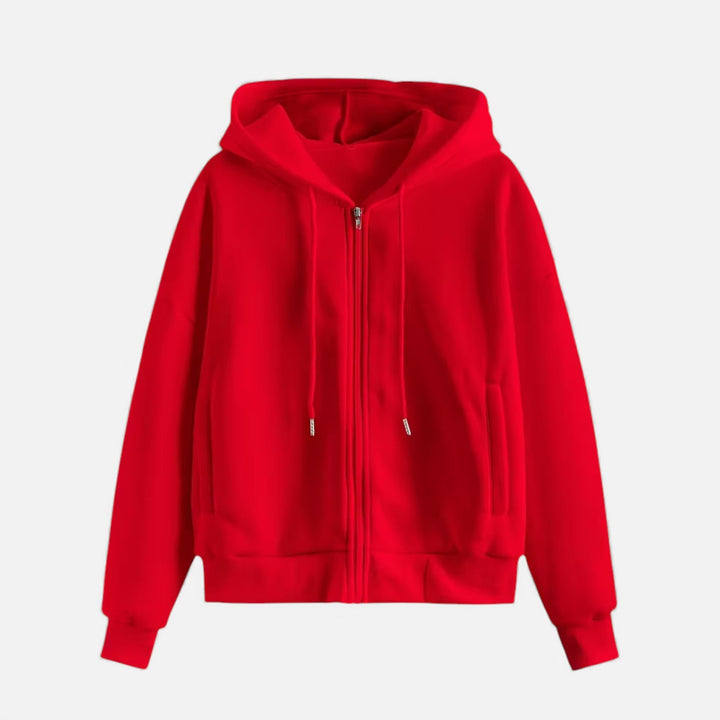 Maison Dresson| Women’s Zip-Up Knit Hoodie for Autumn/Winter