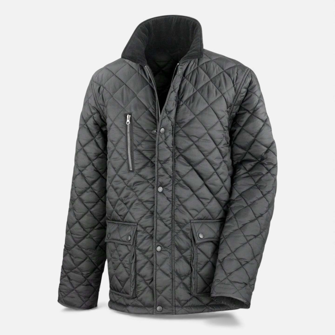 Brandon | Quilted Gold-Fleece-Lined Jacket
