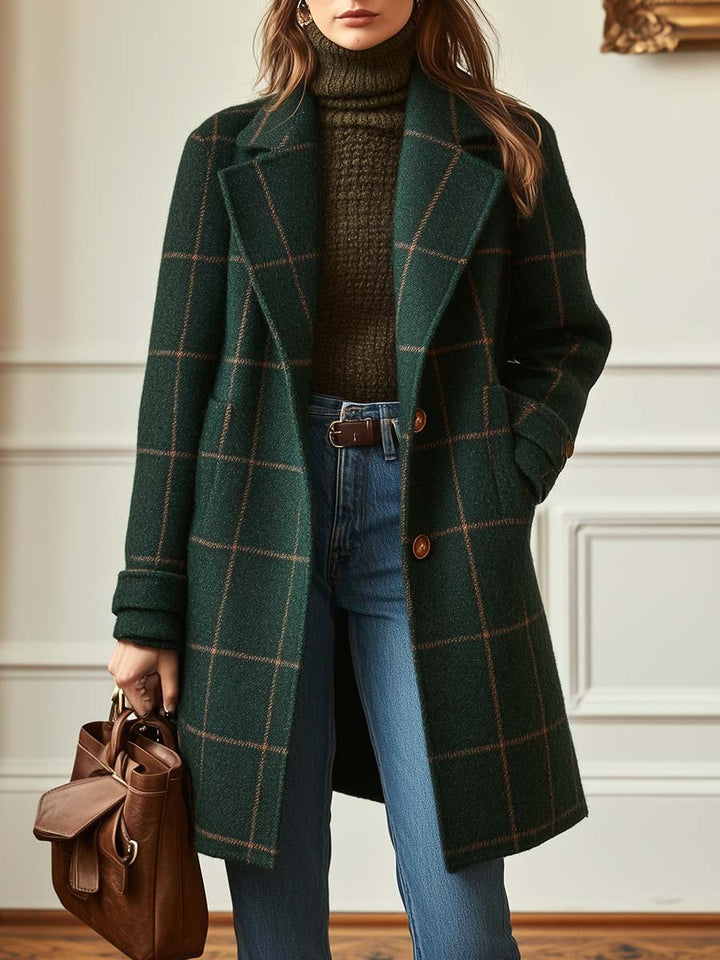 Olivia | Classic Checked Coat