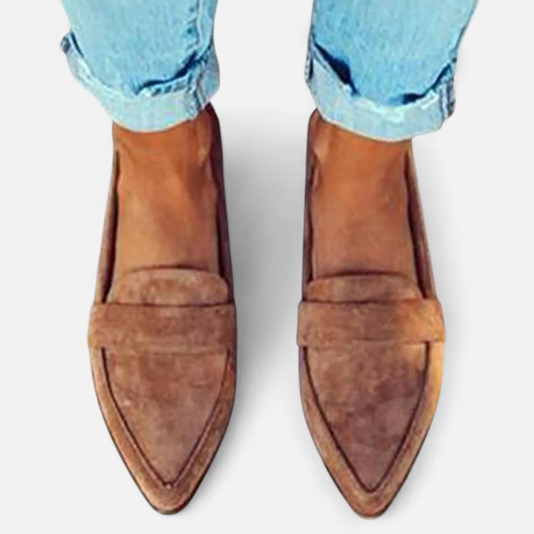 Maison Dresson | Women’s Retro Pointed-Toe Loafers