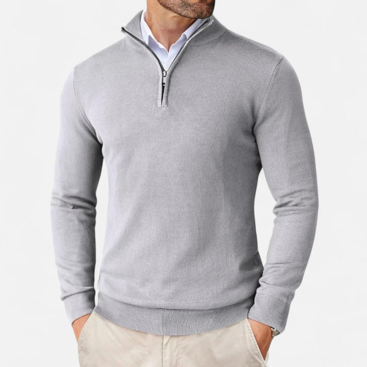 Maison Dresson | Men’s Slim-Fit Sweater Quarter-Zip