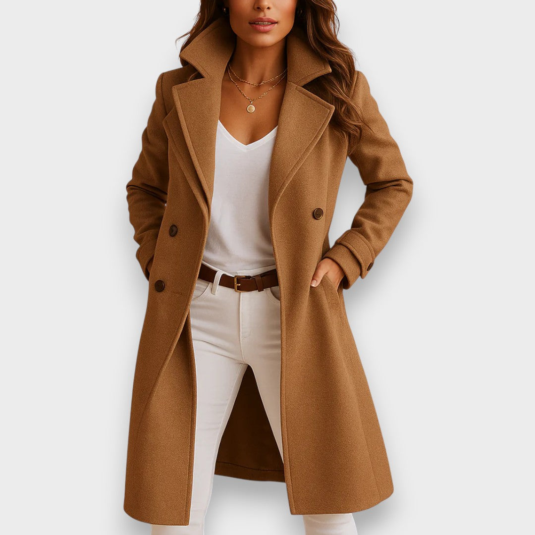 Stephanie | Elegant Wool Coat