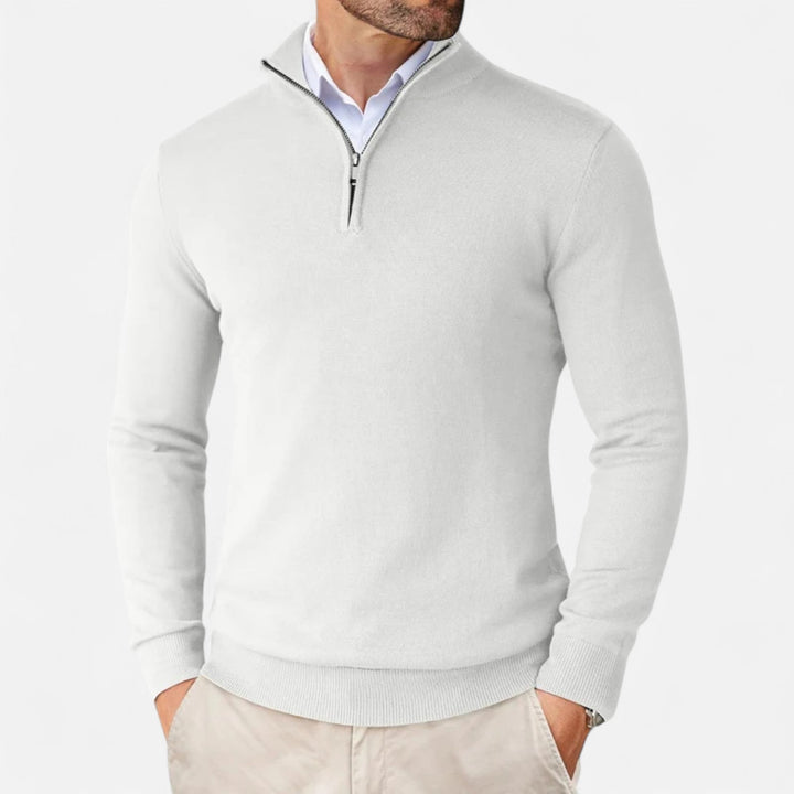 Maison Dresson | Men’s Slim-Fit Sweater Quarter-Zip